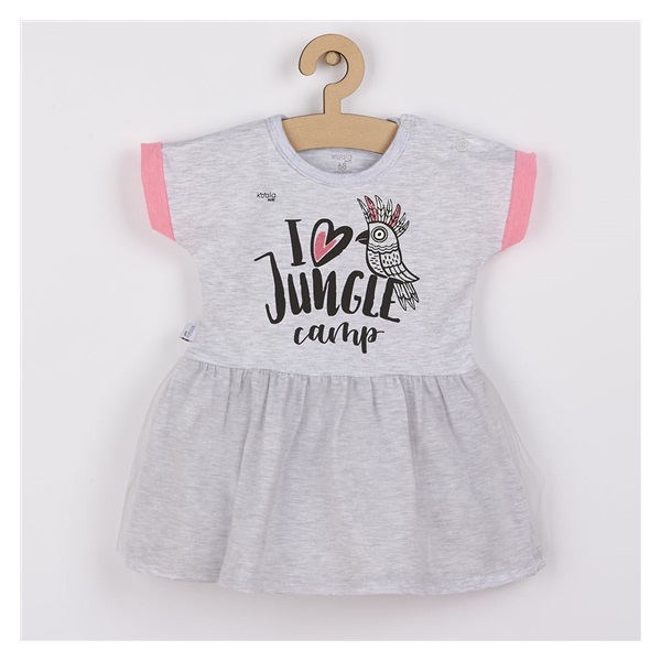 Baby summer dresses Koala Ara grey, size 68 (4-6m)