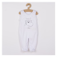 4-piece baby set Koala Fox Love white, size 68 (4-6m)