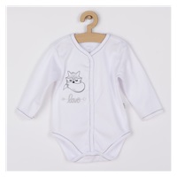 4-piece baby set Koala Fox Love white, size 68 (4-6m)