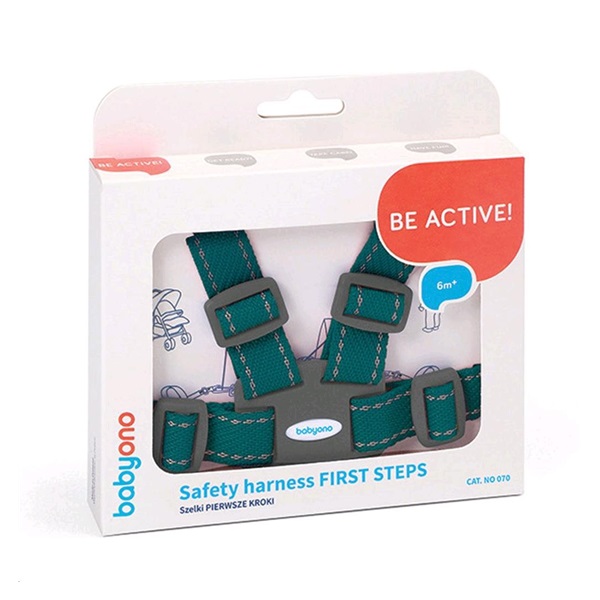 Replacement seat belts for Baby Ono stroller turquoise