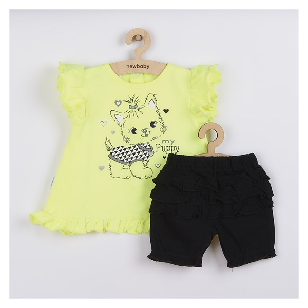 New Baby Puppy 2-Piece Summer Girls Set, size 74 (6-9m)