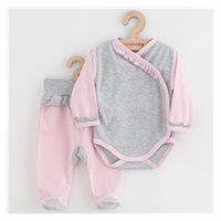 2-Piece Infant Set New Baby Dot II Grey-Pink, size 68 (4-6m)