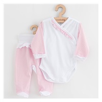 2-Piece Infant Set New Baby Polka Dot II White and Pink, size 68 (4-6m)
