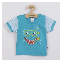 Baby T-shirt with short sleeves and sweatpants New Baby Shark, size 62 (3-6m)