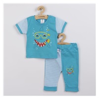 Baby T-shirt with short sleeves and sweatpants New Baby Shark, size 68 (4-6m)