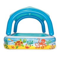Inflatable children's pool with canopy Bestway sea