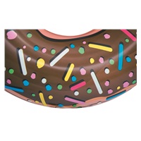 Kids big inflatable ring Bestway DONUT 107cm brown