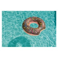 Kids big inflatable ring Bestway DONUT 107cm brown
