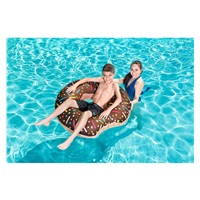 Kids big inflatable ring Bestway DONUT 107cm brown
