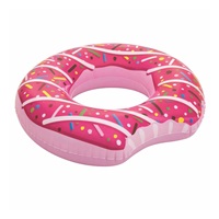Kids big inflatable ring Bestway DONUT 107cm pink