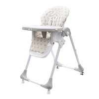 Dining chair NEW BABY Gray Star - eco-leather