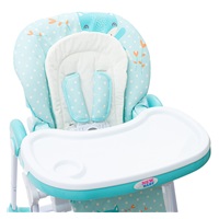 NEW BABY Minty Fox highchair - eco leather and insert for babies