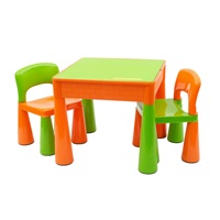 Baby table and two chairs NEW BABY orange