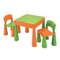 Baby table and two chairs NEW BABY orange