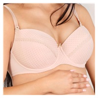 Semi-reinforced nursing bra New Baby Eva beige, size 75C