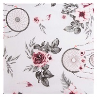 2-piece bedding New Baby 100/135 cm white flowers and feathers