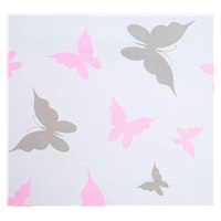3-piece bedding New Baby 100/135 cm white butterflies