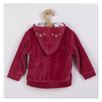 Semiskirt with hood dark pink, size 86 (12-18m)