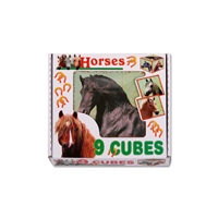 Folding picture cubes Horses