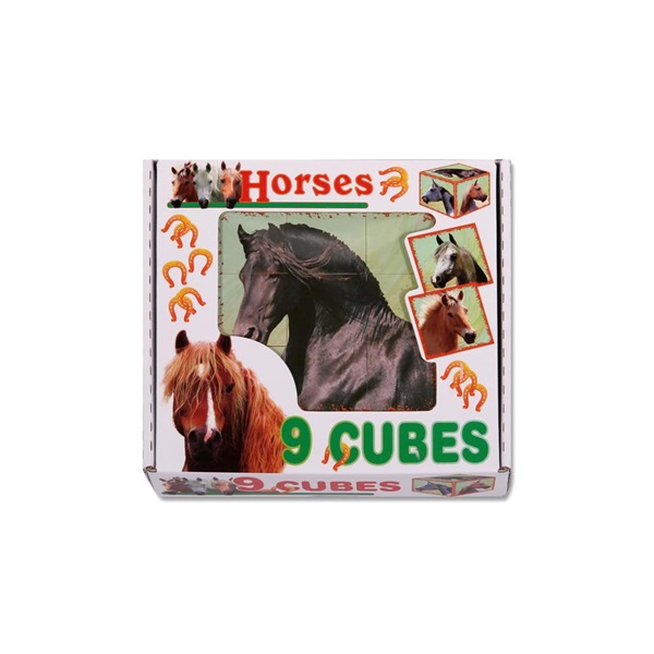 Folding picture cubes Horses