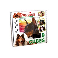 Folding picture cubes Puppies