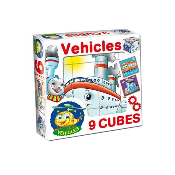 Folding picture cubes Vehicles