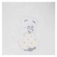 Baby jumpsuit New Baby hedgehog white, size 68 (4-6m)