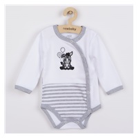 New Baby Zebra exclusive cotton full-zip bodysuit, size 68 (4-6m)