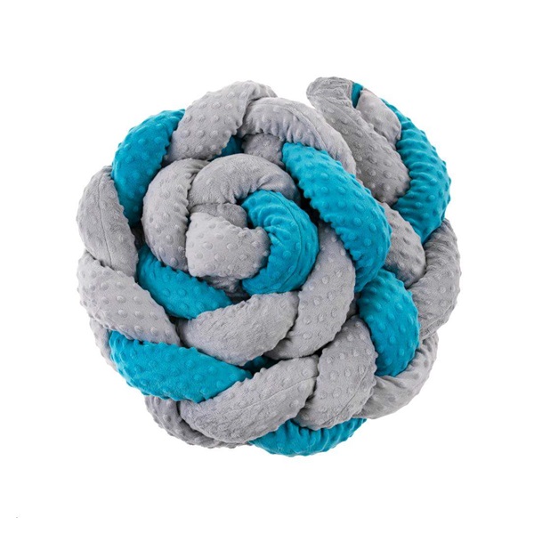 Mantinel for crib Belisima grey turquoise