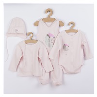4-piece baby set Koala Moon pink, size 62 (3-6m)