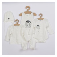 4-piece baby set Koala Moon beige, size 68 (4-6m)