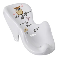 Anti-slip bathing lounger Wise Owl grey