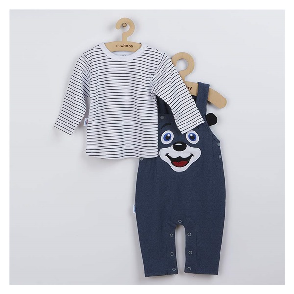 New Baby For Babies 2 Piece Infant Set Blue, size 68 (4-6m)