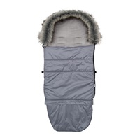 New Baby 3in1 baby sling with fur grey