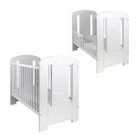 Drewex Medvídek COMFORT white cot / sofa