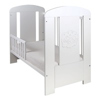 Drewex Medvídek COMFORT white cot / sofa