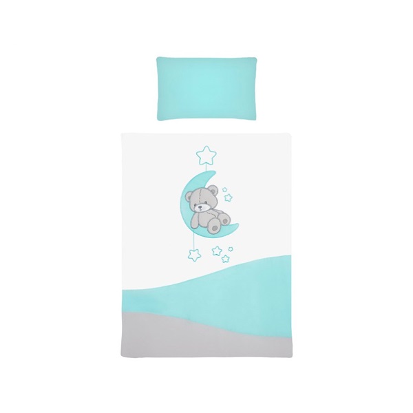 5-piece bedding Belisima Teddy Bear 90/120 turquoise