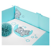 6-piece bedding Belisima Teddy Bear 100/135 turquoise