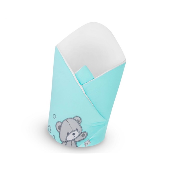 Wrap with reinforcement Belisima Teddy Bear turquoise