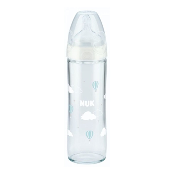 NUK New Classic 240 ml white glass baby bottle