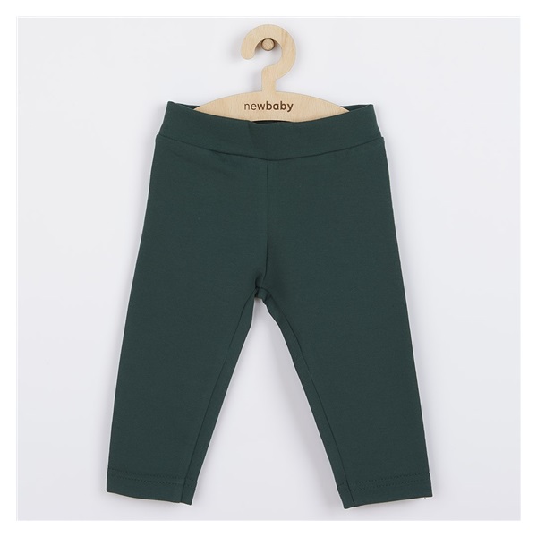 Baby Cotton Leggings New Baby Leggings Dark Green, size 74 (6-9m)