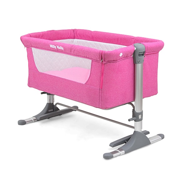 Milly Mally Side by Side cot pink