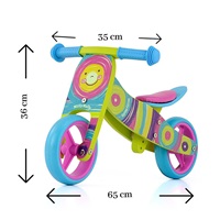 Kids multifunctional 2in1 Milly Mally JAKE Rainbow bike
