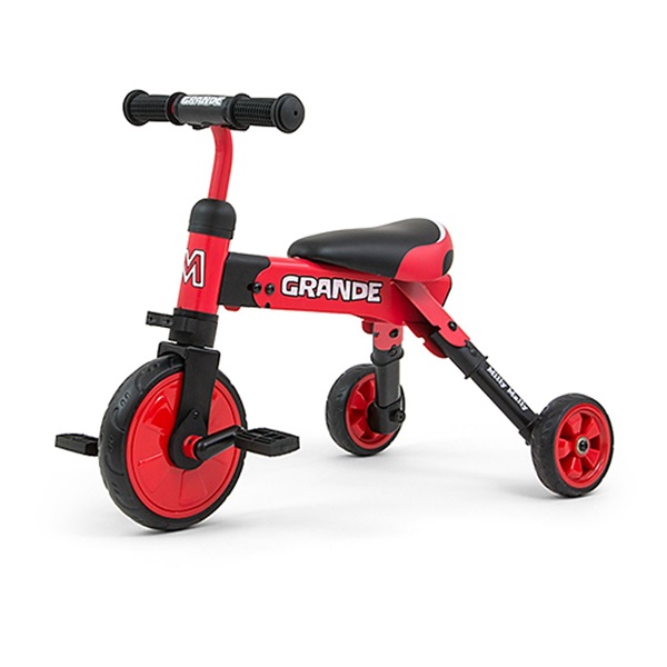 Baby tricycle 2in1 Milly Mally Grande red