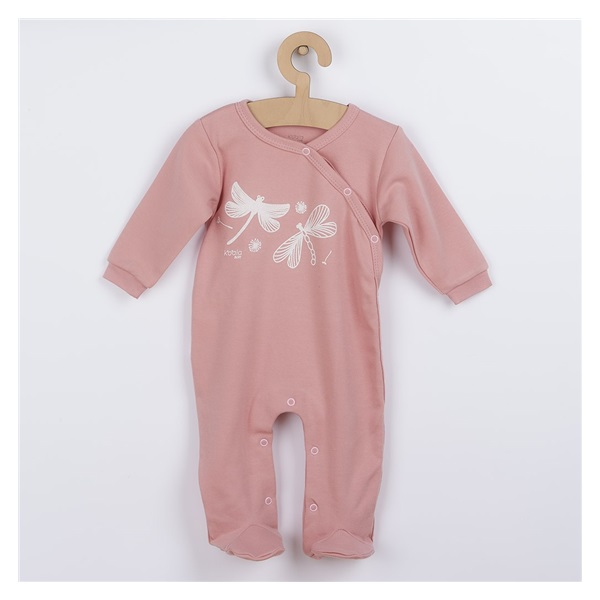 Baby cotton jumpsuit Koala Dragonfly pink, size 68 (4-6m)