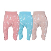 Baby cotton half-socks Koala Dragonfly turquoise, size 56 (0-3m)