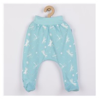 Baby cotton half-socks Koala Dragonfly turquoise, size 62 (3-6m)