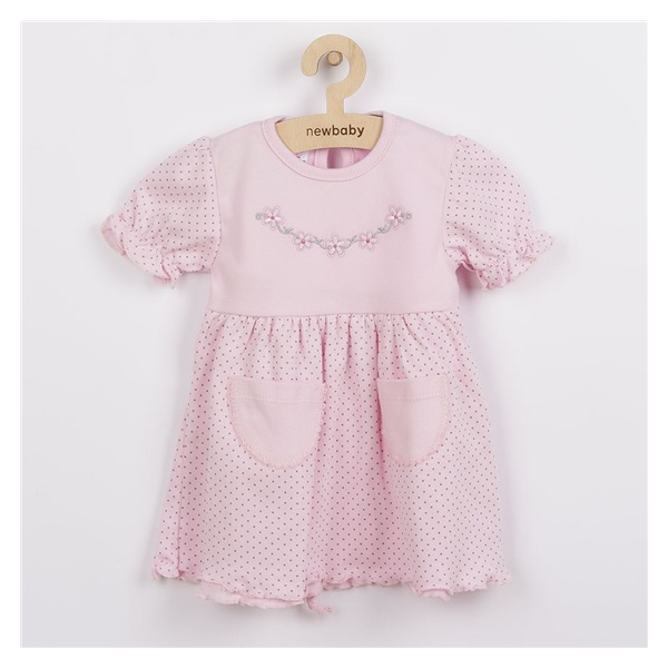 New Baby Summer dress with short sleeves, size 68 (4-6m)
