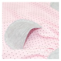 New Baby Summer dress pink and grey, size 80 (9-12m)