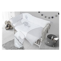 5-part bed linen Belisima Ballons 100/135 grey